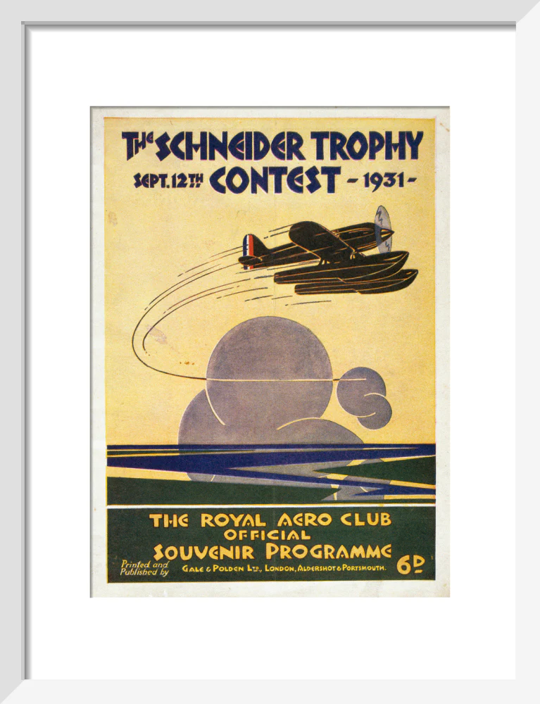Schneider Trophy contest programme, 12 September, 1931. - Image 42