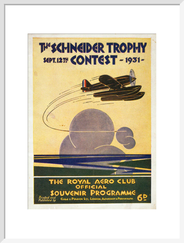 Schneider Trophy contest programme, 12 September, 1931. - Image 52