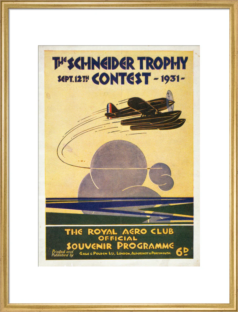 Schneider Trophy contest programme, 12 September, 1931. - Image 53