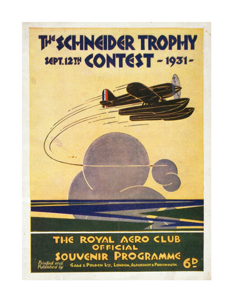 Schneider Trophy contest programme, 12 September, 1931. - Image 62