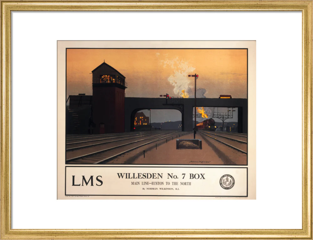 'Willesden no 7 box', LMS poster, 1923-1947. - Image 15
