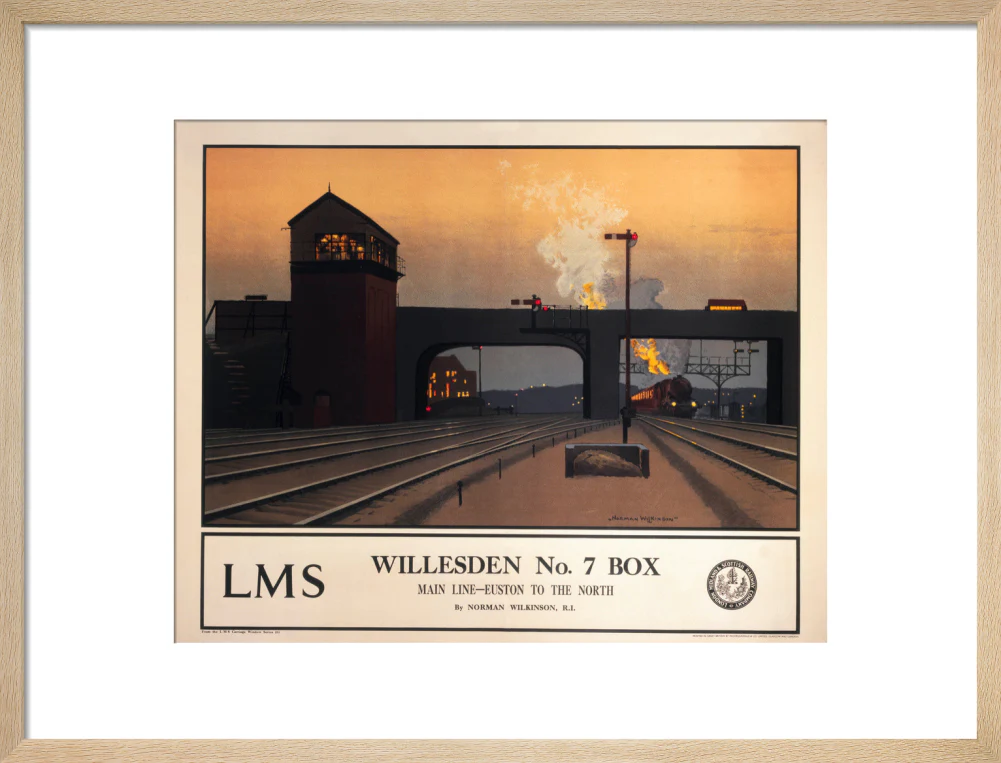 'Willesden no 7 box', LMS poster, 1923-1947. - Image 16