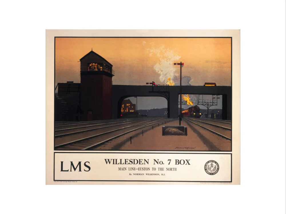 'Willesden no 7 box', LMS poster, 1923-1947. - Image 22