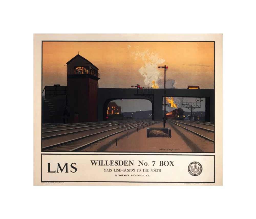 'Willesden no 7 box', LMS poster, 1923-1947. - Image 27