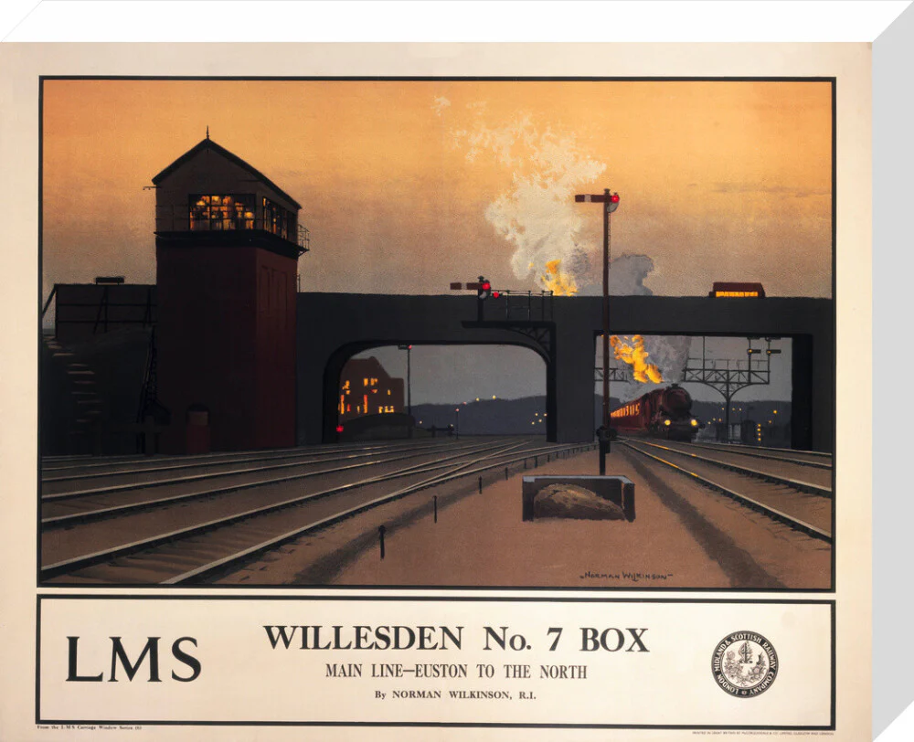 'Willesden no 7 box', LMS poster, 1923-1947. - Image 32