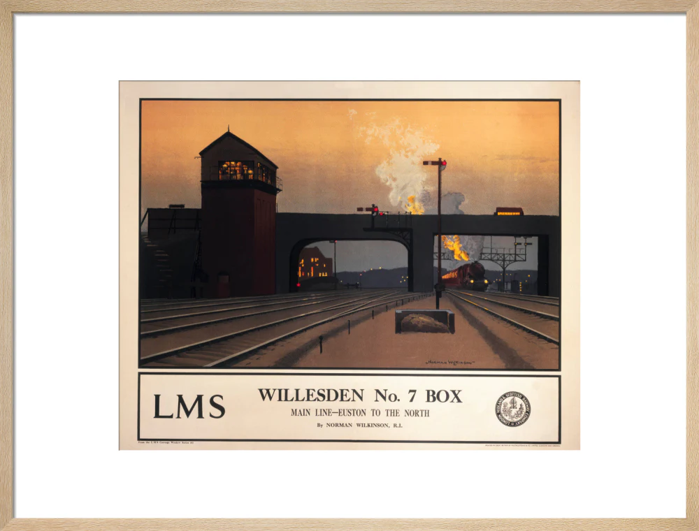 'Willesden no 7 box', LMS poster, 1923-1947. - Image 54