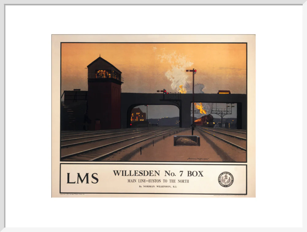 'Willesden no 7 box', LMS poster, 1923-1947. - Image 57