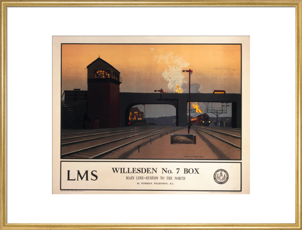'Willesden no 7 box', LMS poster, 1923-1947. - Image 58