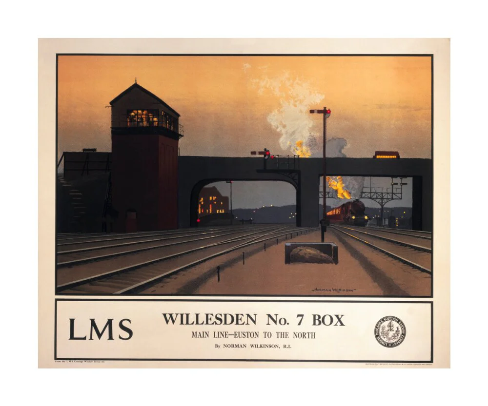'Willesden no 7 box', LMS poster, 1923-1947. - Image 62