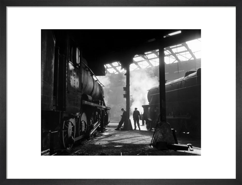 Grimy 8F and Class 5 steam locomotives. - Image 13