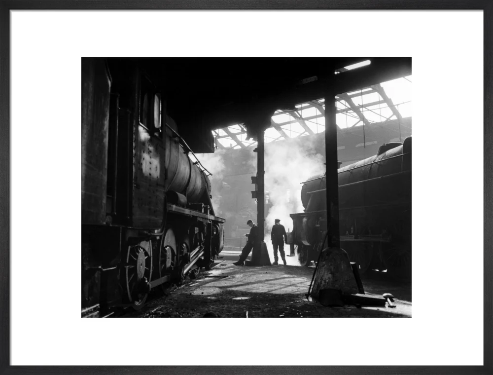 Grimy 8F and Class 5 steam locomotives. - Image 18