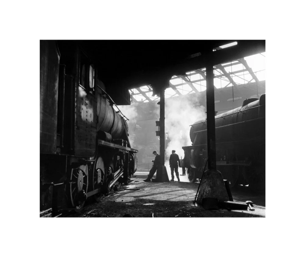 Grimy 8F and Class 5 steam locomotives. - Image 27