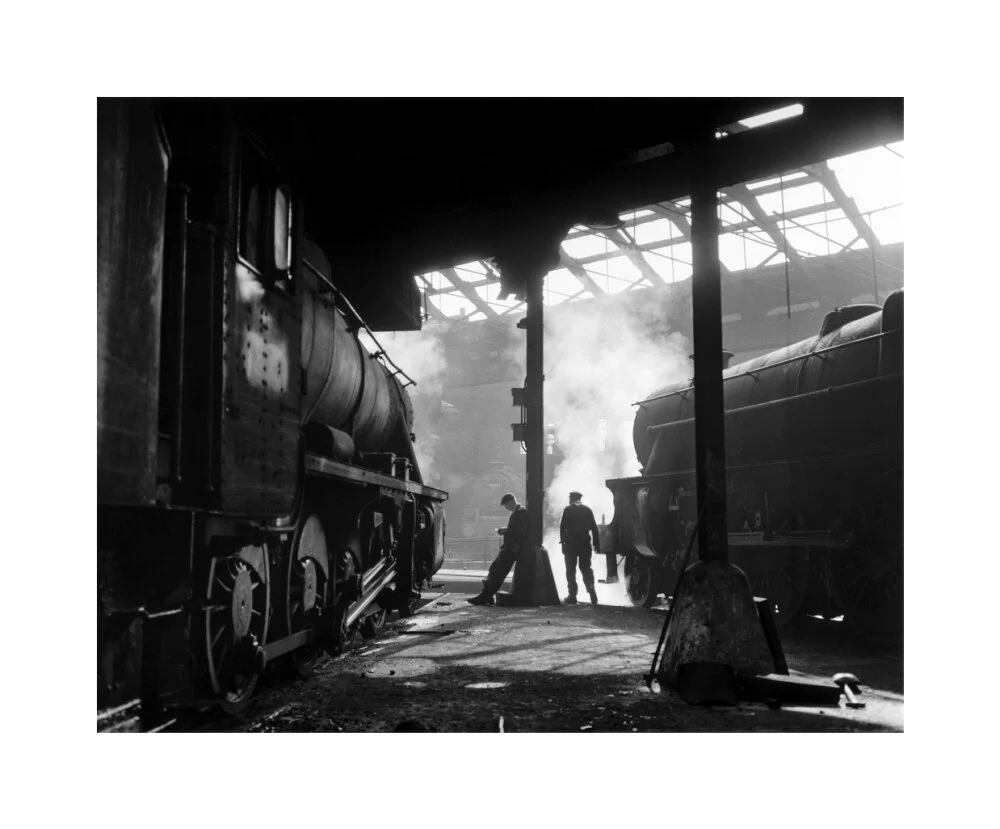 Grimy 8F and Class 5 steam locomotives. - Image 28