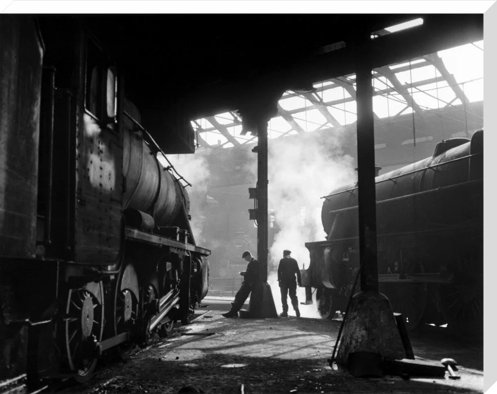 Grimy 8F and Class 5 steam locomotives. - Image 34