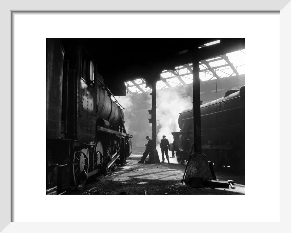 Grimy 8F and Class 5 steam locomotives. - Image 4