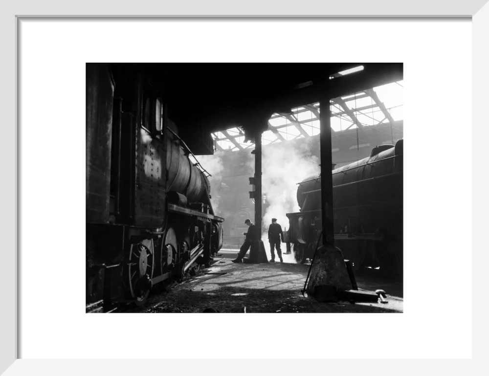 Grimy 8F and Class 5 steam locomotives. - Image 42