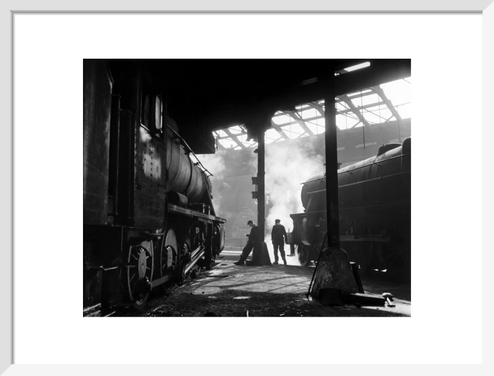 Grimy 8F and Class 5 steam locomotives. - Image 47