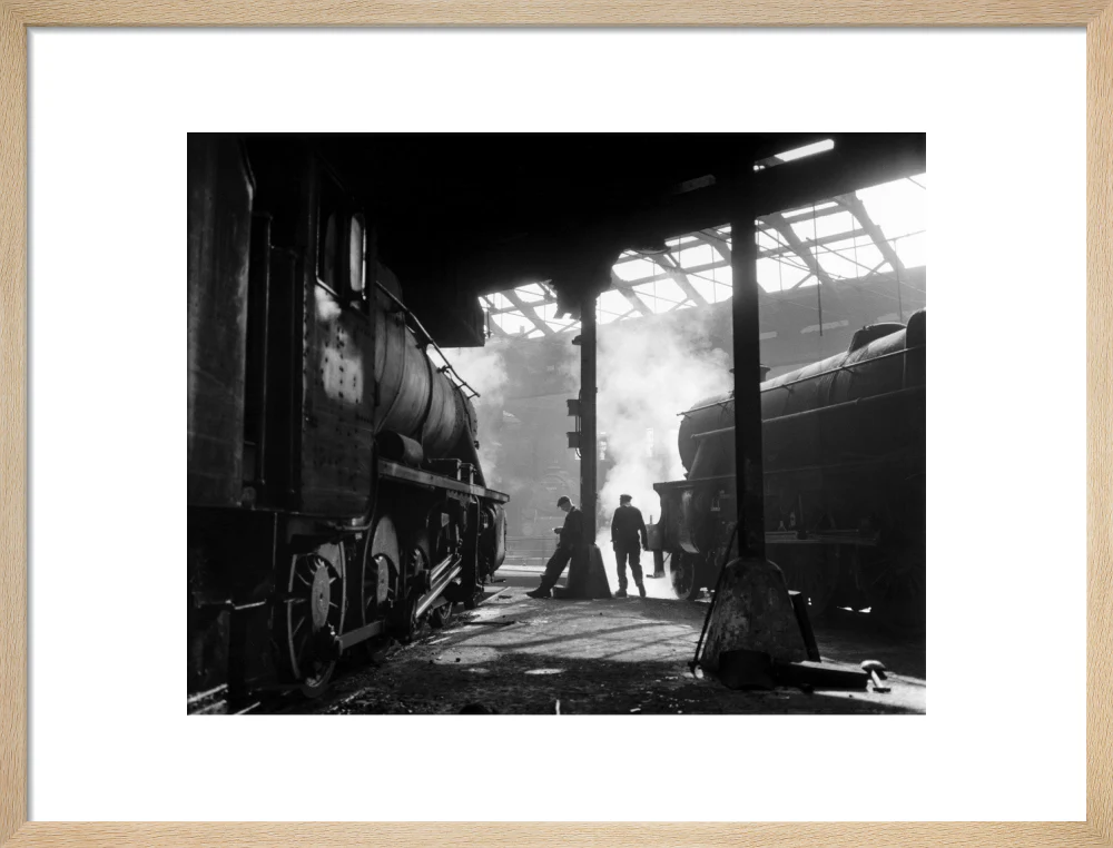Grimy 8F and Class 5 steam locomotives. - Image 49