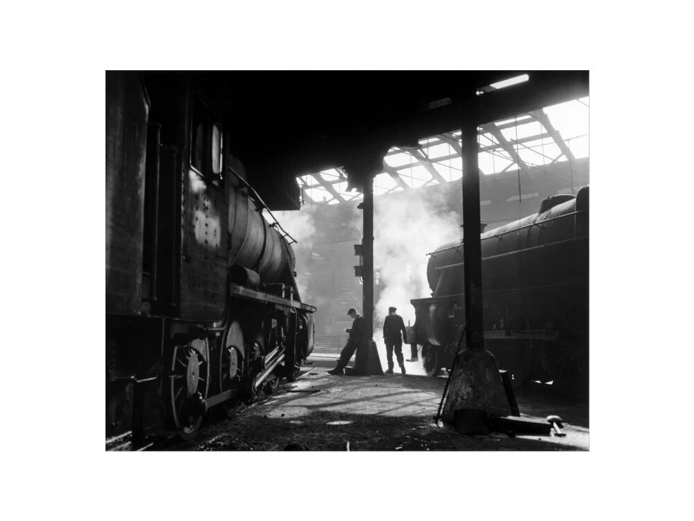 Grimy 8F and Class 5 steam locomotives. - Image 50