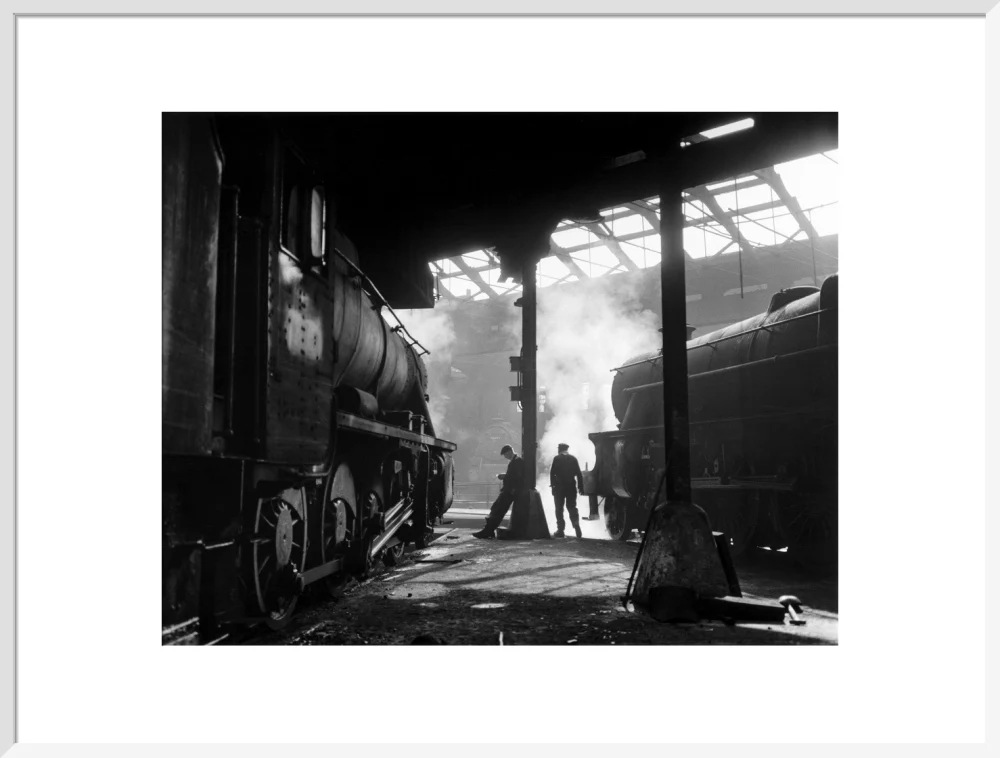 Grimy 8F and Class 5 steam locomotives. - Image 57