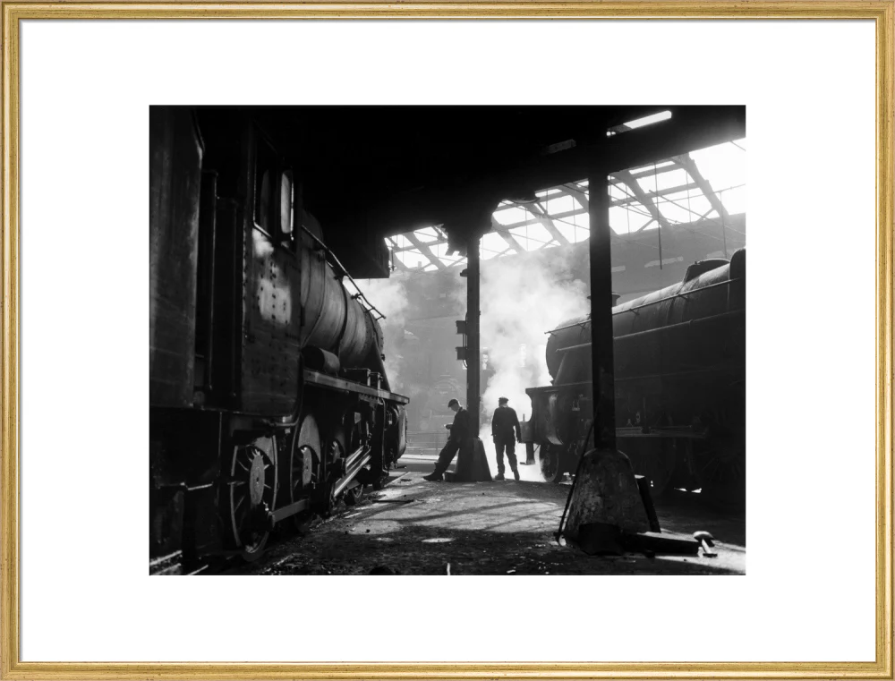 Grimy 8F and Class 5 steam locomotives. - Image 58