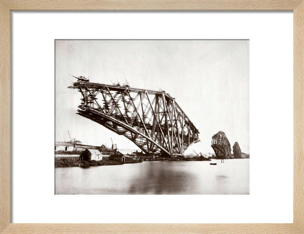 Construction of the Forth Railway Bridge, 1887. - Image 11