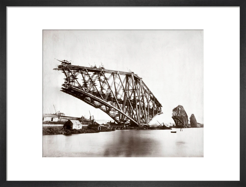 Construction of the Forth Railway Bridge, 1887. - Image 13
