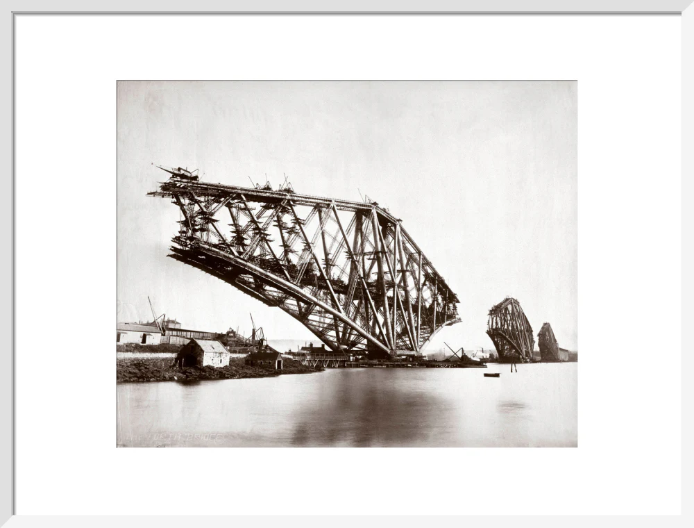 Construction of the Forth Railway Bridge, 1887. - Image 19