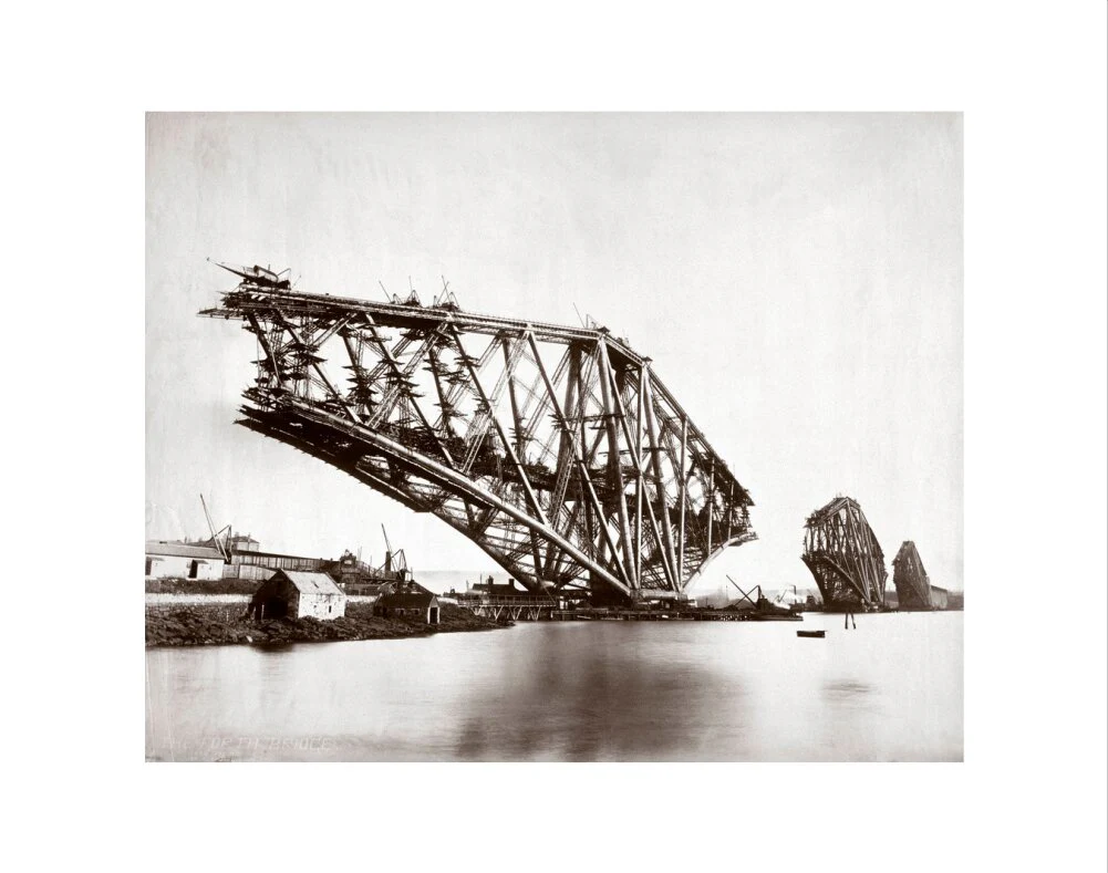 Construction of the Forth Railway Bridge, 1887. - Image 2