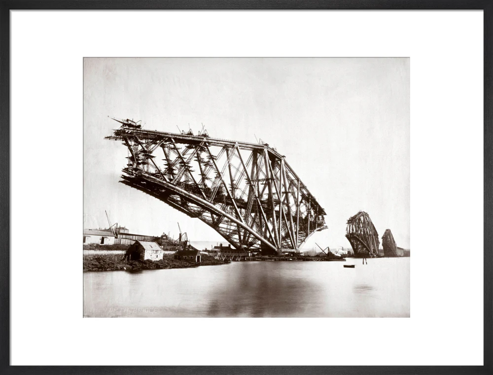 Construction of the Forth Railway Bridge, 1887. - Image 51