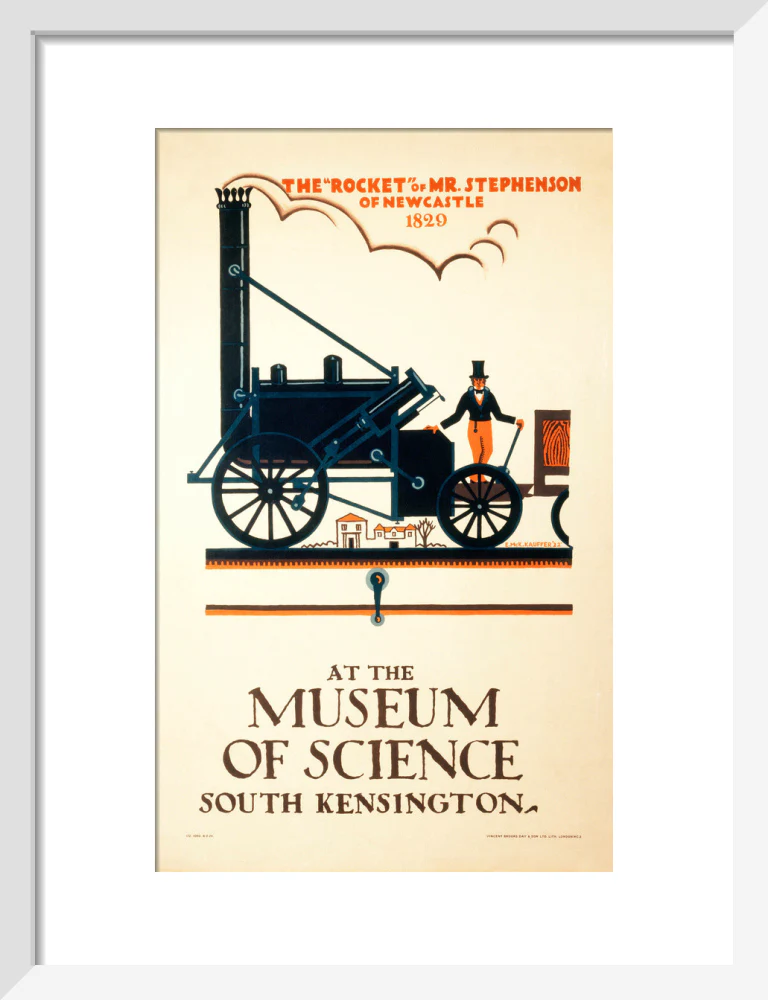 'The 'Rocket' of Mr Stephenson at the Museum of Science', 1922. - Image 9