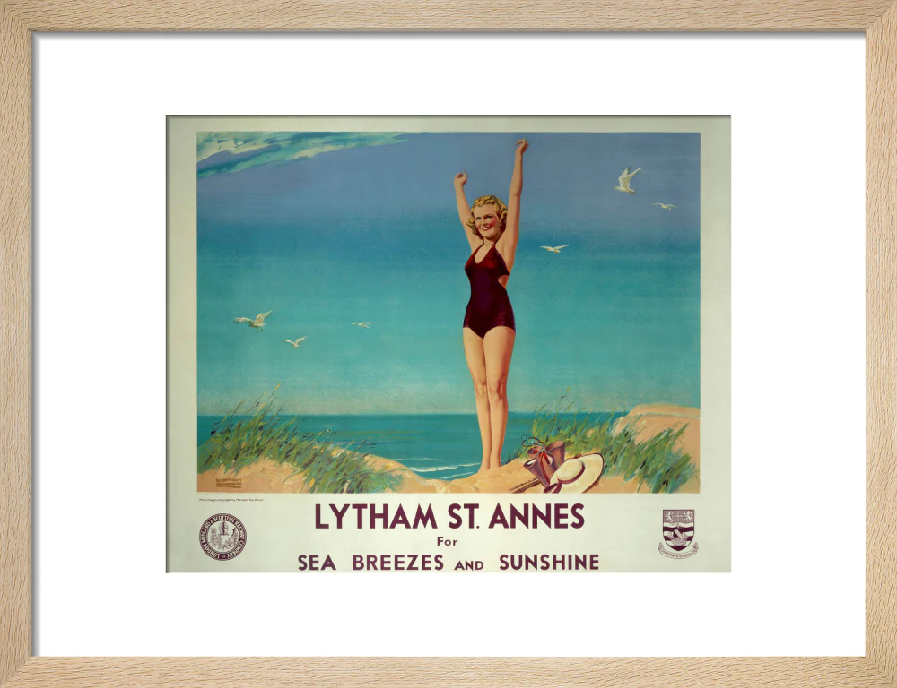 'Lytham St Annes for Sea Breezes and Sunshine', LMS poster, 1923-1947. - Image 11