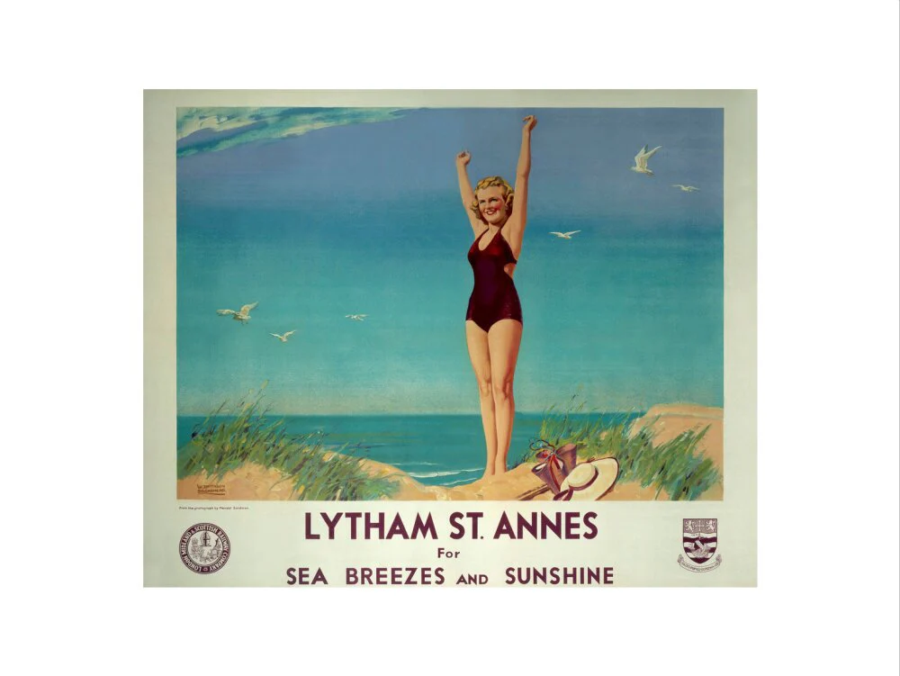'Lytham St Annes for Sea Breezes and Sunshine', LMS poster, 1923-1947. - Image 17