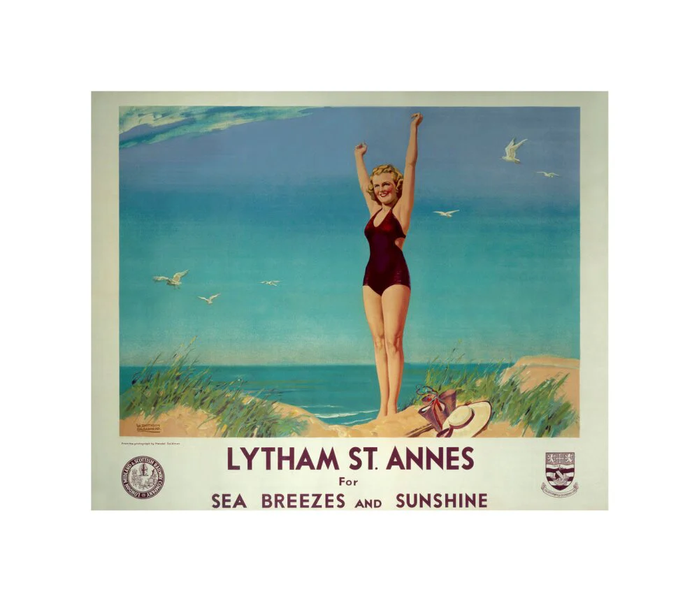 'Lytham St Annes for Sea Breezes and Sunshine', LMS poster, 1923-1947. - Image 27