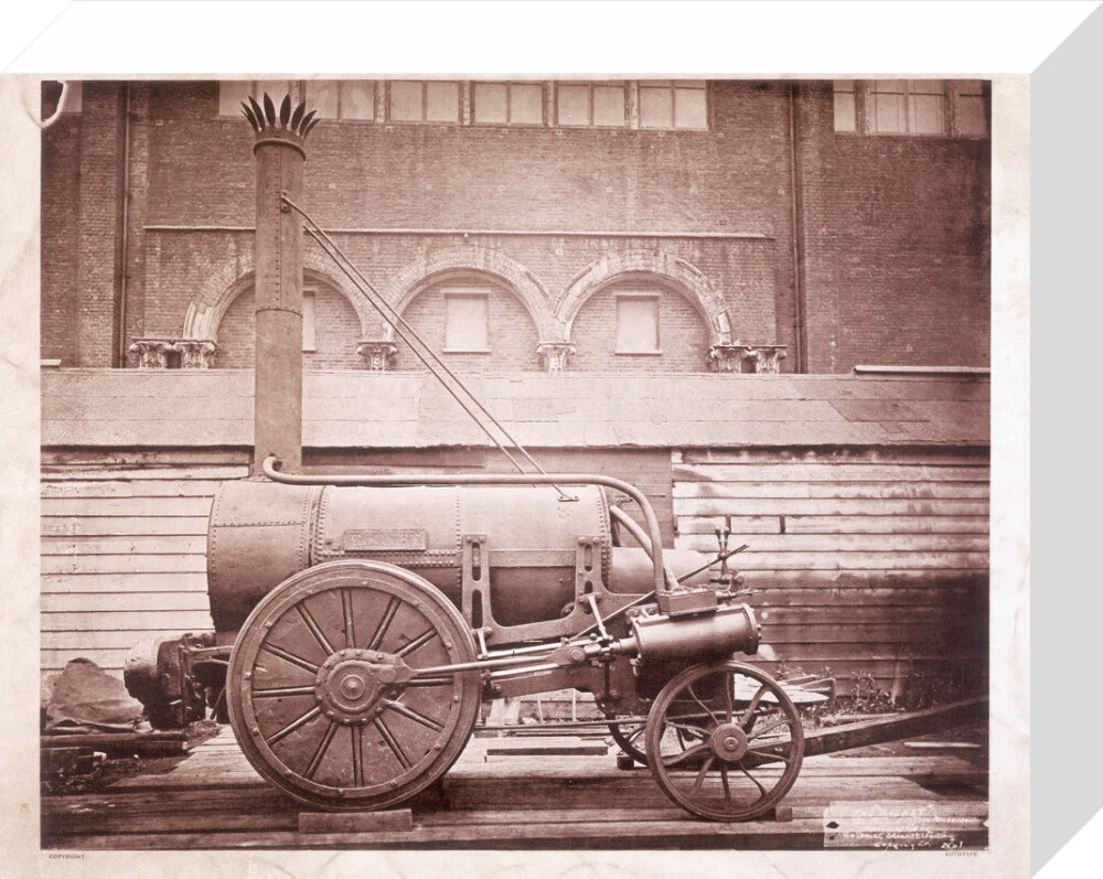 Remains of Stephenson's 'Rocket', 1876. - Image 31
