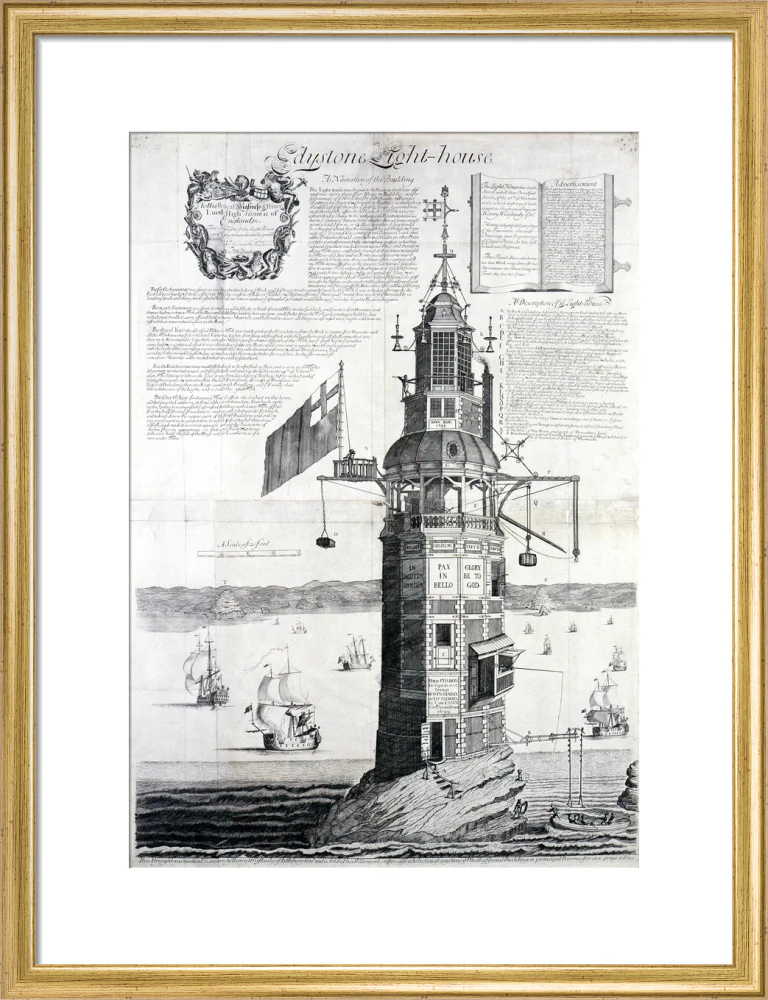 The first Eddystone lighthouse, Devon, 1703. - Image 15