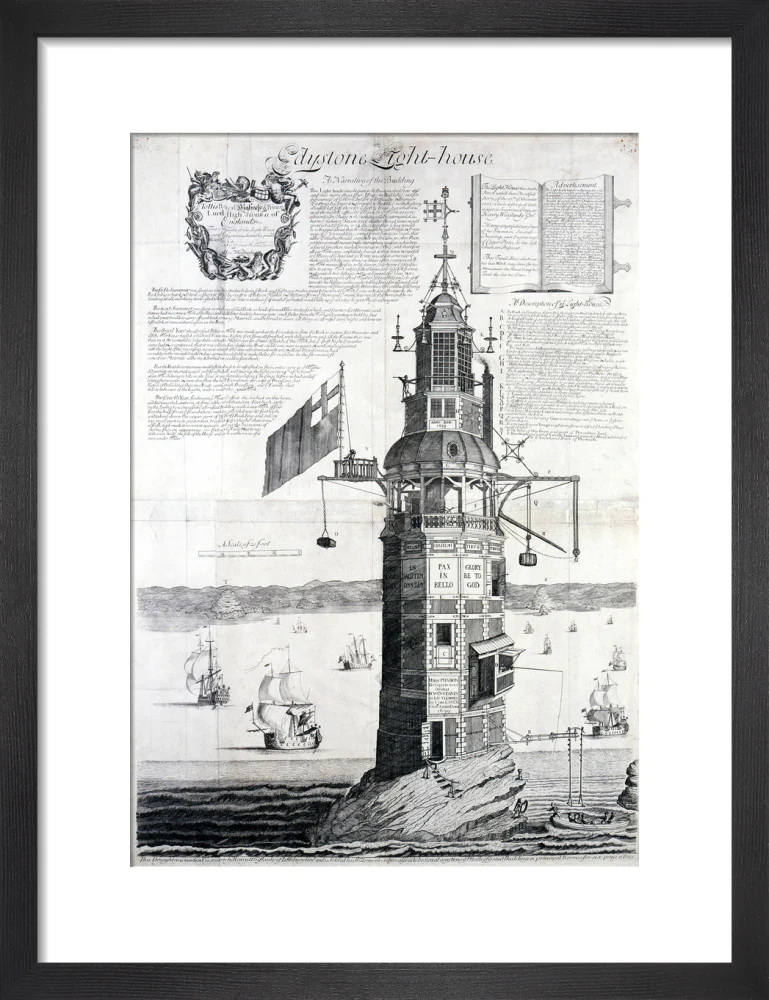 The first Eddystone lighthouse, Devon, 1703. - Image 41