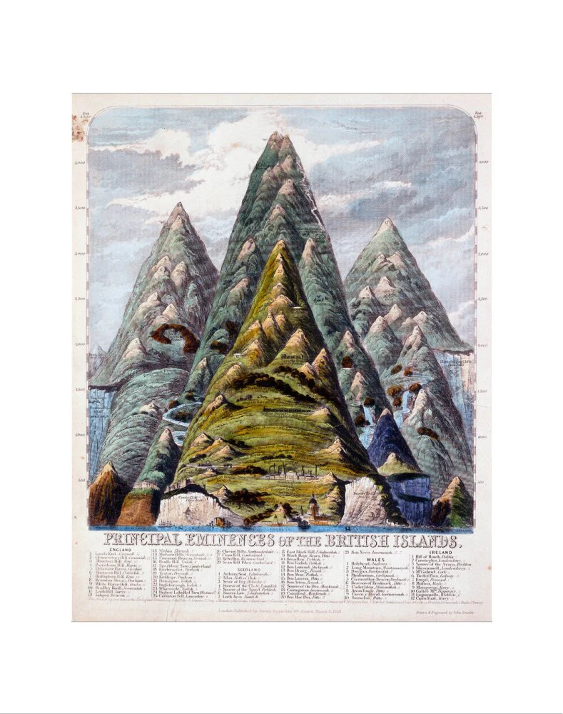 'Principal eminences of the British Isles', 1852. - Image 2
