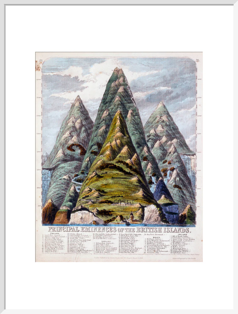 'Principal eminences of the British Isles', 1852. - Image 24