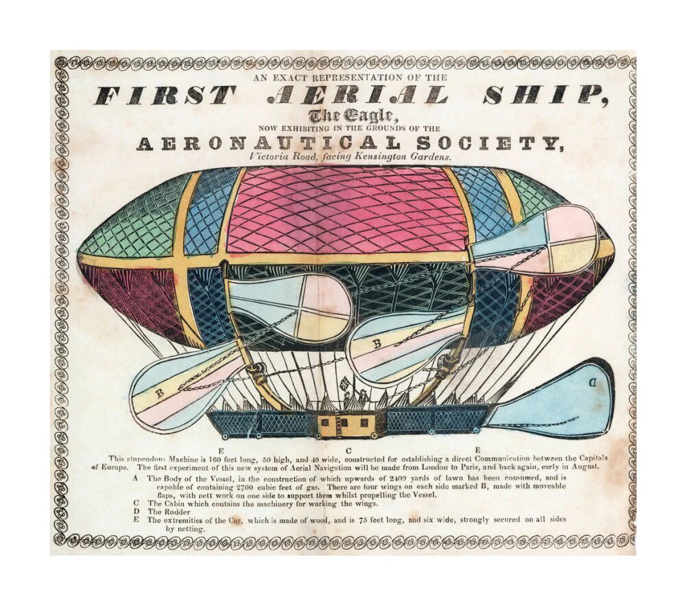 The 'Eagle', the 'First Aerial Ship', 1834. - Image 29
