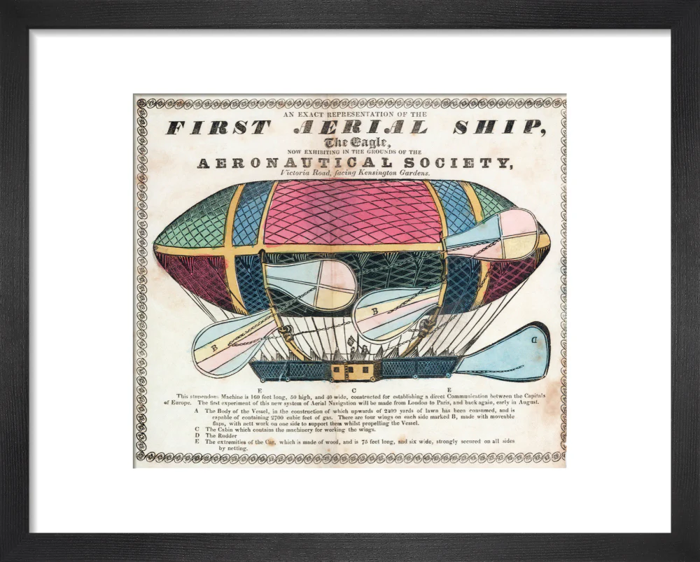 The 'Eagle', the 'First Aerial Ship', 1834. - Image 3
