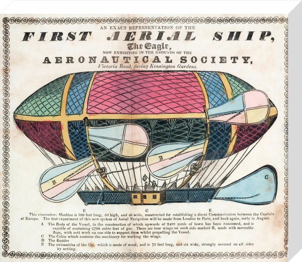The 'Eagle', the 'First Aerial Ship', 1834. - Image 32