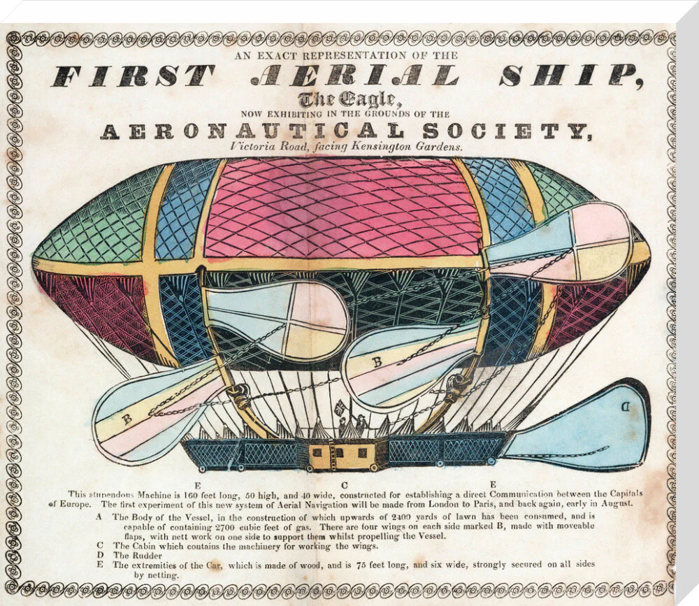 The 'Eagle', the 'First Aerial Ship', 1834. - Image 33