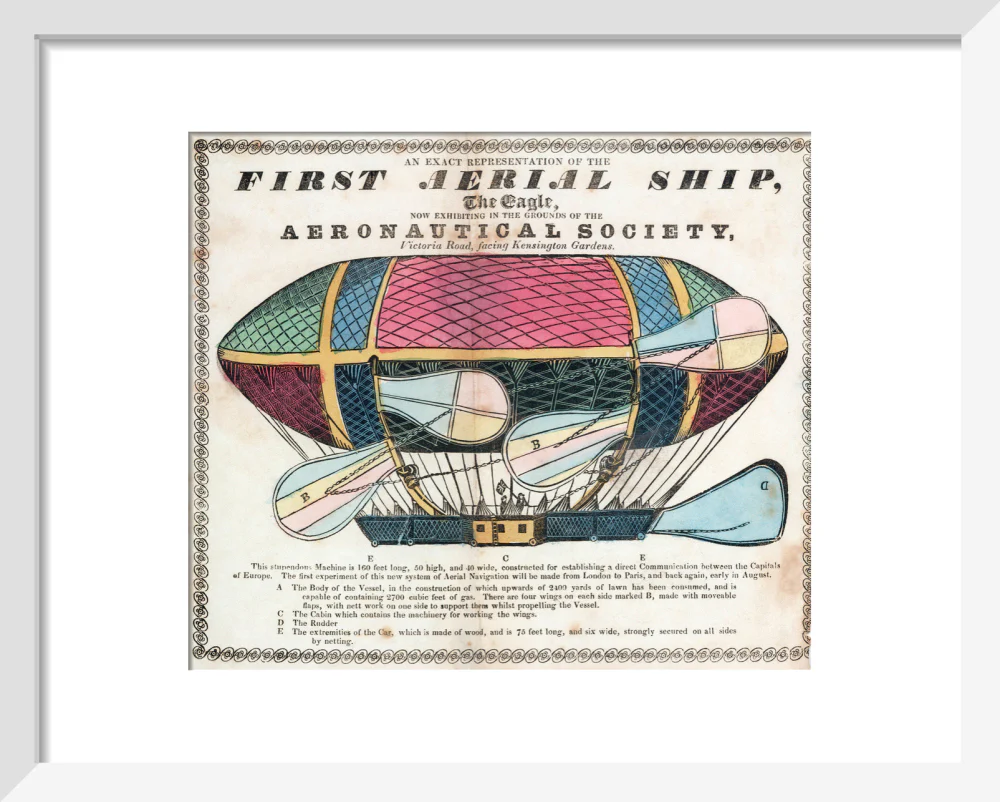 The 'Eagle', the 'First Aerial Ship', 1834. - Image 4