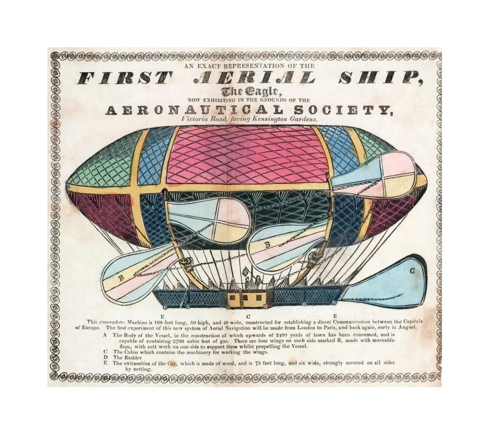 The 'Eagle', the 'First Aerial Ship', 1834. - Image 61