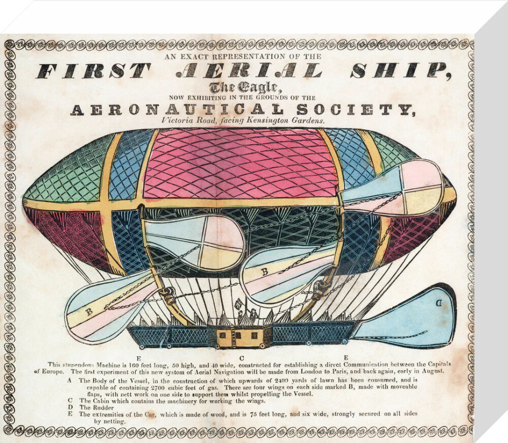The 'Eagle', the 'First Aerial Ship', 1834. - Image 64