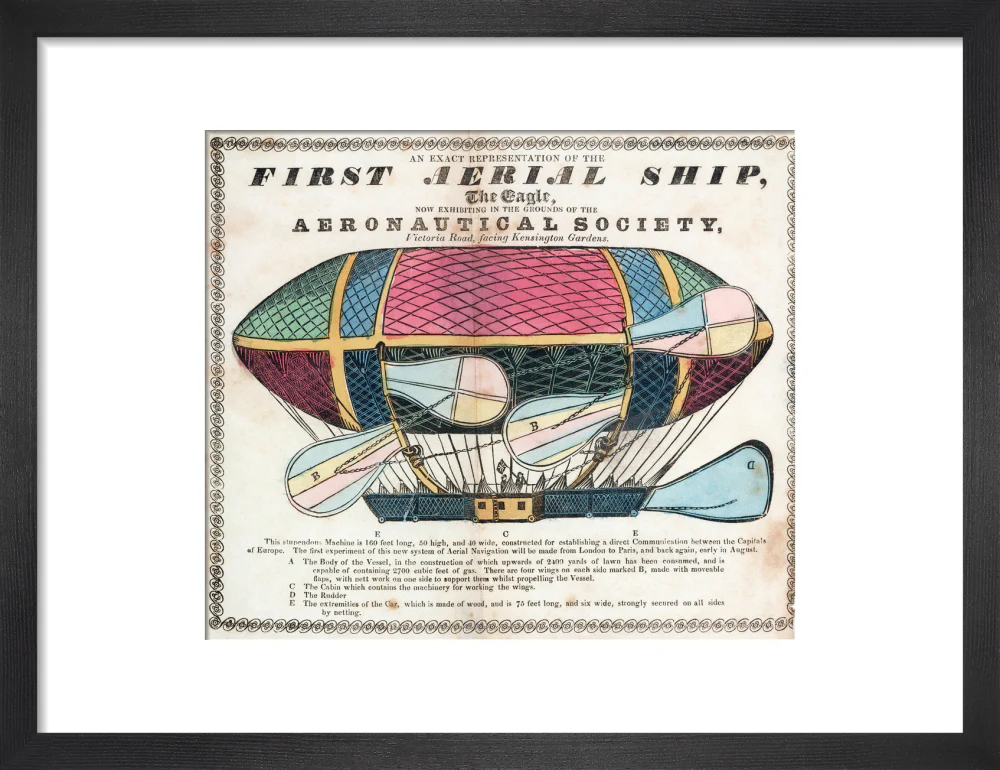 The 'Eagle', the 'First Aerial Ship', 1834. - Image 8