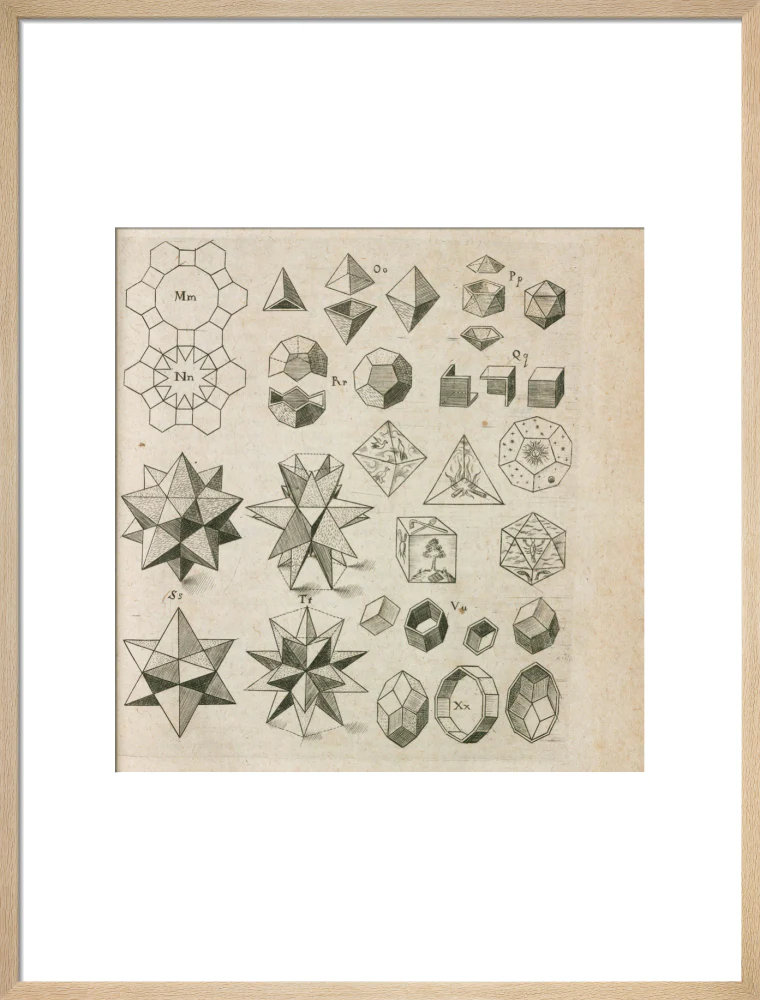 Kepler's polyhedra, 1619. - Image 21
