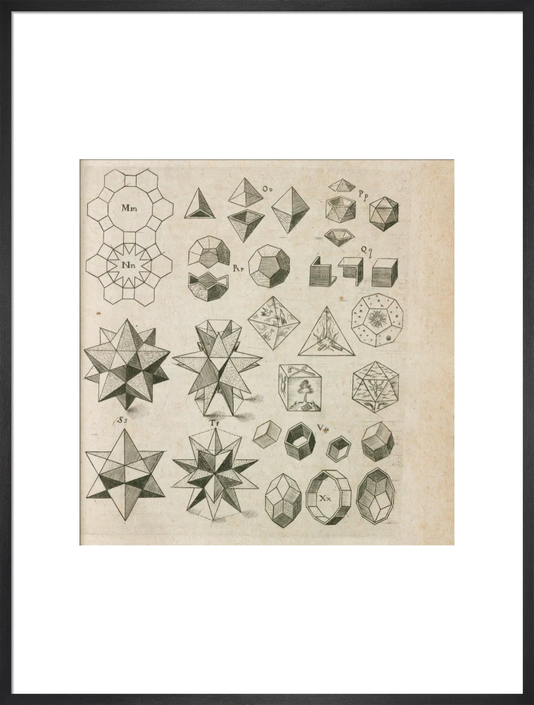 Kepler's polyhedra, 1619. - Image 23