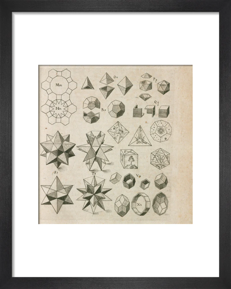 Kepler's polyhedra, 1619. - Image 3